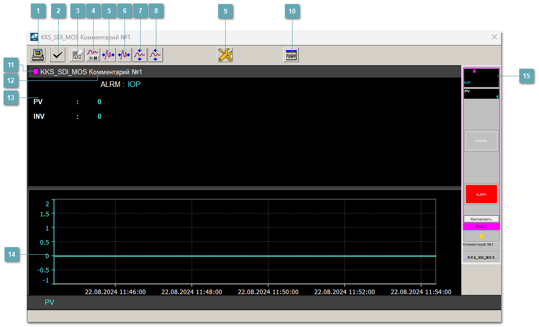 Окно Параметры
