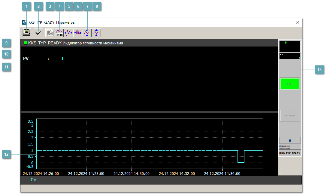 Окно Параметры