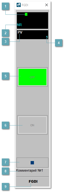 Окно Рабочее