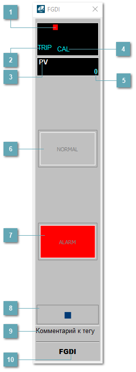 Окно Рабочее