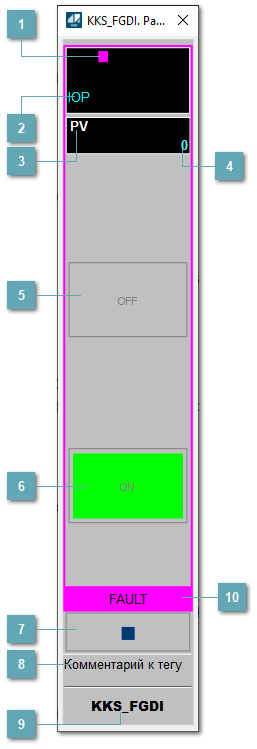 Окно Рабочее