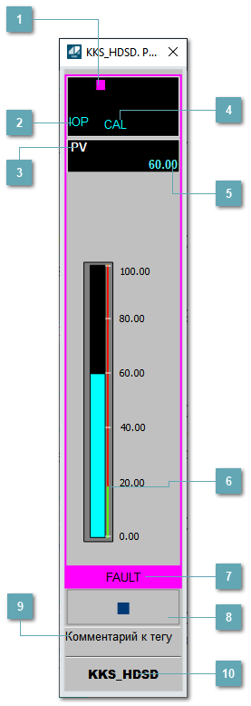 Окно Рабочее