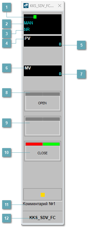 Окно Рабочее