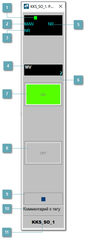 Окно Рабочее