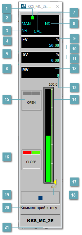 Окно Рабочее