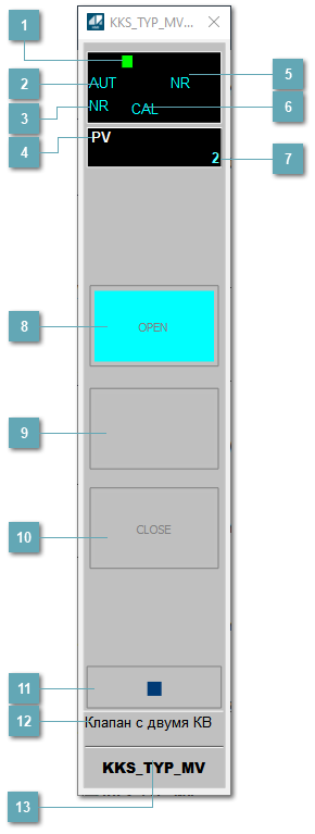 Окно Рабочее