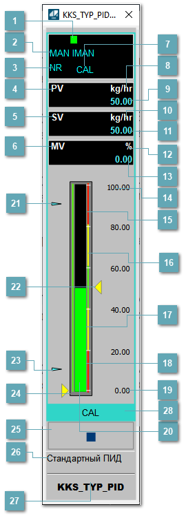 Окно Рабочее