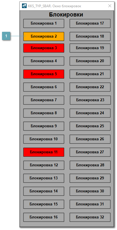 Окно Рабочее