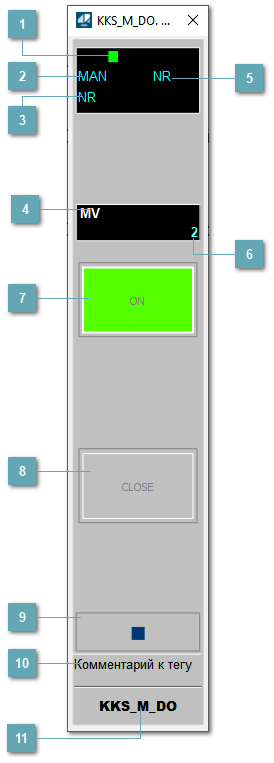 Окно Рабочее