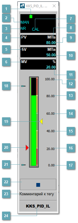 Окно Рабочее