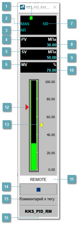 Окно Рабочее