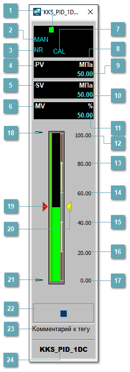 Окно Рабочее