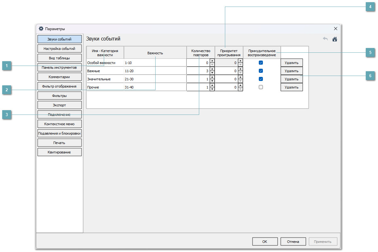 4.5.2.1.1.1.1. Звуки событий